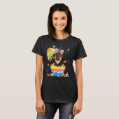 かわいいドイツ羊飼い犬ペット狩り卵バニーエース Tシャツ (正面フル)