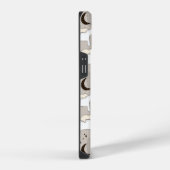 かわいいドゥードル森のクマ模様 iPhoneケース (右側面)