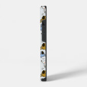 かわいいドゥードル犬のデザイン iPhoneケース (左側面)