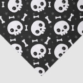 かわいいドクロ&ボーン ハロウィーンパターン 薄葉紙 (詳細)