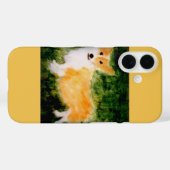 かわいいドッグアートコルギ Case-Mate iPhoneケース (裏面 (横))