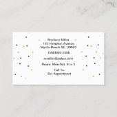 かわいいドッグウォーカー/ペットシッターの名刺 名刺 (裏面)