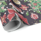 かわいいドッグスのクリスマス紙 ラッピングペーパー (ロールコーナー)