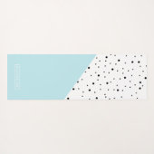 かわいいドット・パターン ヨガマット (裏面(横))