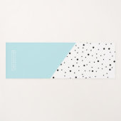 かわいいドット・パターン ヨガマット (正面(横))