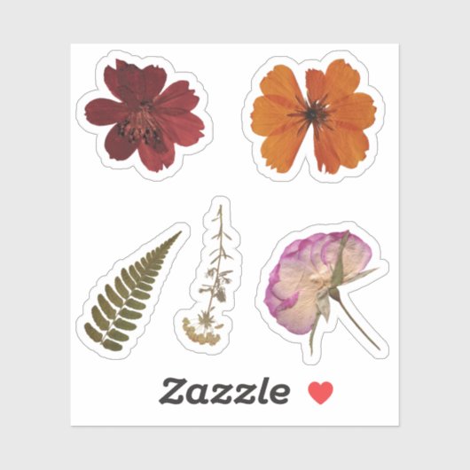 かわいいドライフラワースクラップブックアイディアクリエイティブ シール (シート)