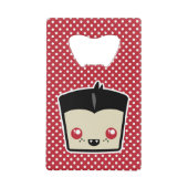 かわいいドラキュラボトルオープナー クレジットカード栓抜き (正面)