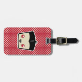 かわいいドラキュラ旅行荷物タグ ラゲッジタグ (正面横)