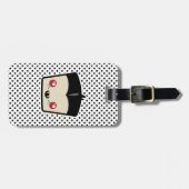 かわいいドラキュラ旅行荷物タグ ラゲッジタグ (正面横)