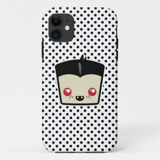 かわいいドラキュラiPhoneケース Case-Mate iPhoneケース (裏面)