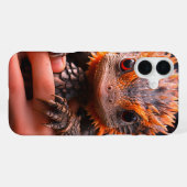 かわいいドラゴンのスマホケース iPhoneケース (裏面横)