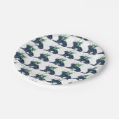 かわいいドラゴンのプレート ペーパープレート (アングル)