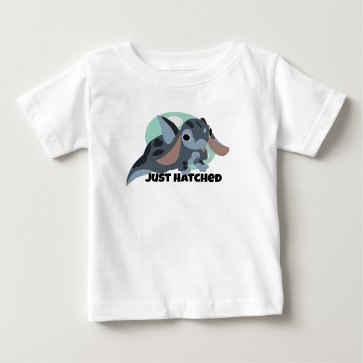かわいいドラゴンのTシャツ ベビーTシャツ (正面)