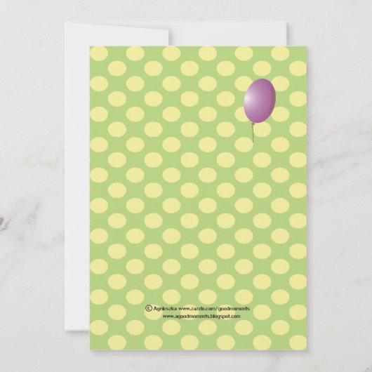 かわいいドラゴンはパーティの招待状、子供のパーティーをからかいます 招待状 (裏面)