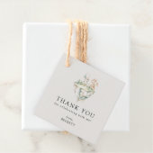 かわいいドラゴンテーマ誕生日会ありがとう フェイバータグ (インサイチュ)