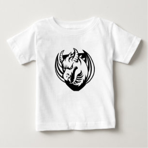 かわいいドラゴンファンタジーシャツ 赤ちゃん用 ベビーTシャツ