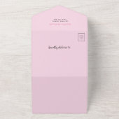 かわいいドラゴンブックスベビー オールインワン招待状 (外側)