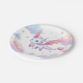 かわいいドラゴンベビーシャワー ペーパープレート (アングル)