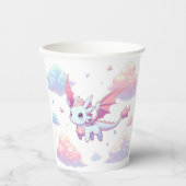 かわいいドラゴンベビーシャワー 紙コップ (正面)