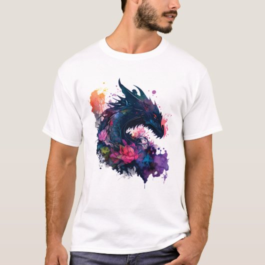 かわいいドラゴン獣モード Tシャツ (正面)