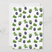 かわいいドラゴン登場! ジェンダー ニュートラル シャワー 招待状 (裏面)