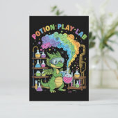 かわいいドラゴン科学者 | 魔法のポーション プレイルーム サンキューカード (スタンド正面)