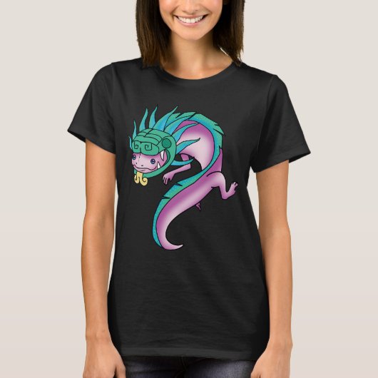 かわいいドラゴン+あくあもどき Tシャツ (正面)