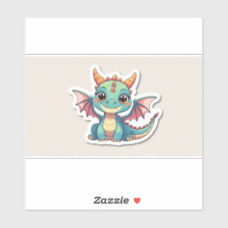 かわいいドラゴン ステッカー シール