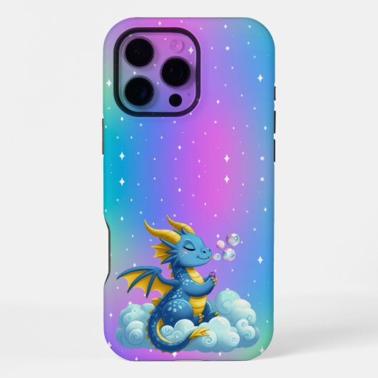 かわいいドラゴン+ファンタジー iPhoneケース (裏面)