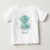 かわいいドラゴン ベビーTシャツ (正面)