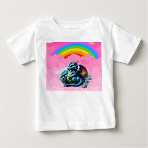 かわいいドラゴン ベビーTシャツ