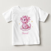 かわいいドラゴン ベビーTシャツ (正面)