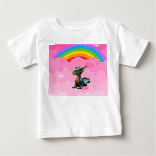 かわいいドラゴン ベビーTシャツ