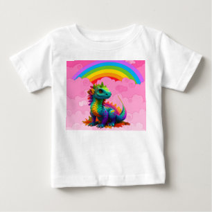 かわいいドラゴン ベビーTシャツ