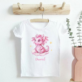 かわいいドラゴン ベビーTシャツ
