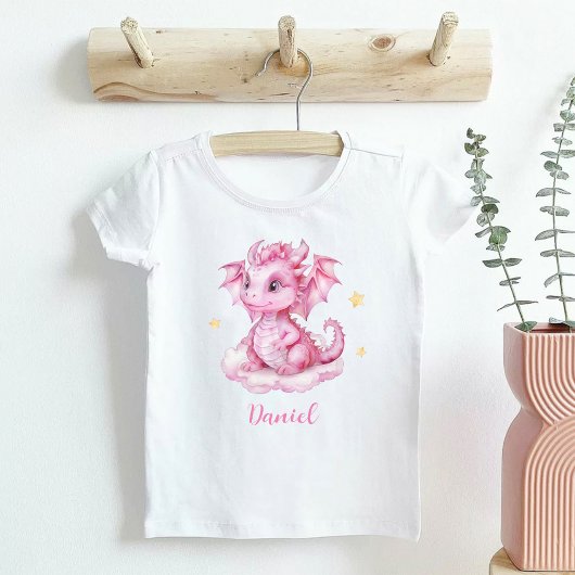 かわいいドラゴン ベビーTシャツ