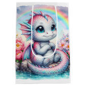 かわいいドラゴン ミディアムペーパーバッグ (裏面)