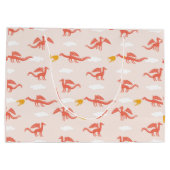 かわいいドラゴン ラージペーパーバッグ (裏面)