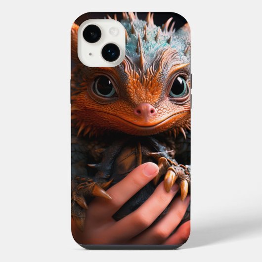 かわいいドラゴン iPhoneケース (裏面)