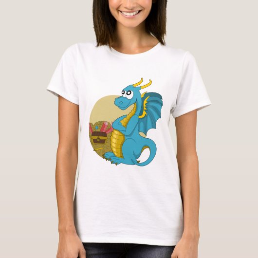 かわいいドラゴンTシャツ Tシャツ (正面)
