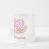 かわいいドレスメーカー フロストグラスマグカップ (正面左)