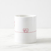 かわいいドードルベアーコカスタマイズーヒーマグ コーヒーマグカップ (中央)