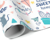 かわいいドードル動物 ラッピングペーパー (ロールコーナー)