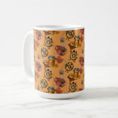かわいいドーナツとお茶 コーヒーマグカップ (正面左)