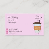 かわいいドーナツとコーヒー 名刺 (裏面)