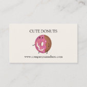 かわいいドーナツとコーヒー 名刺 (正面)