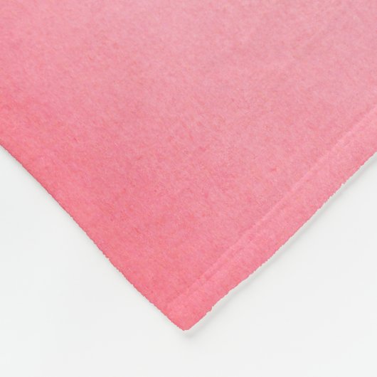 かわいいドーナツの恋人の漫画の愛ピンクパーソナライズされた色 フリースブランケット (角)