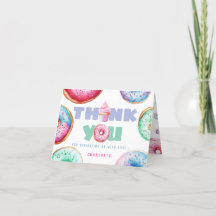 かわいいドーナツカスタムメッセージ子供の誕生日女の子の写真