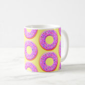 かわいいドーナツスケッチと散水器 コーヒーマグカップ (正面右)