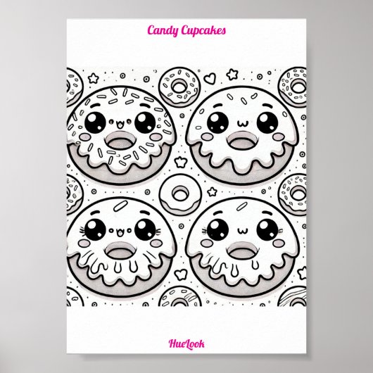 かわいいドーナツページ ポスター (正面)